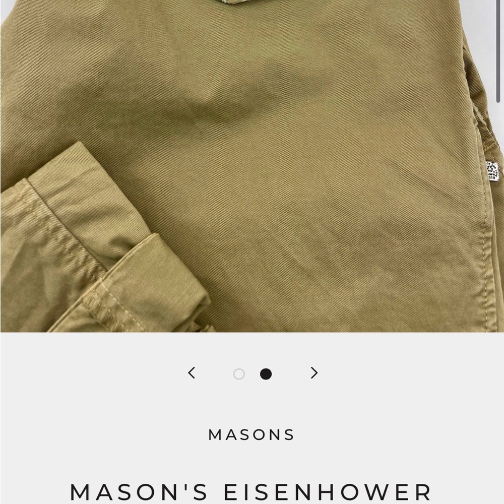 Mason's Eisenhower Tan / Khaki Cotton Chinos